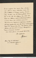 Nachlass Franz Steindachner, Brief von Hans Friedrich Gadow an Franz Steindachner (07.02.1910), Inv.Nr. 148.05, Seite 3